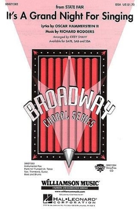 Richard Rodgers, It's a Grand Night For Singing SSA + accompaniment Chorpartitur