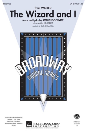 Stephen Schwartz, The Wizard And I SATB and Piano Chorpartitur