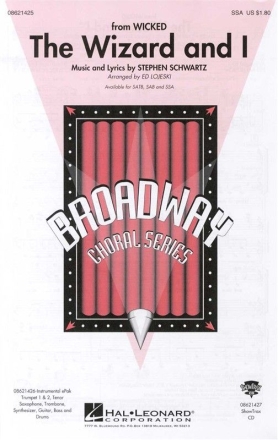 Stephen Schwartz, The Wizard And I SSA and Piano Chorpartitur