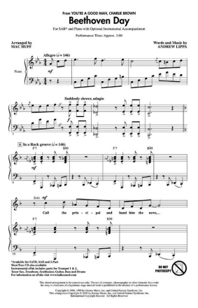 Beethoven Day SAB Chorpartitur