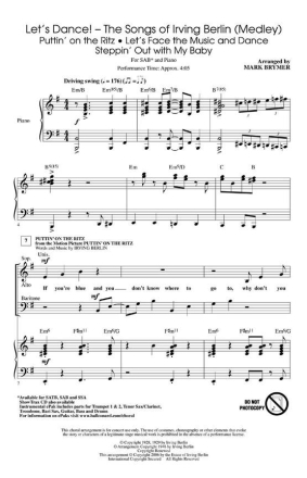 Irving Berlin, Let's Dance! - The Songs of Irving Berlin SAB Chorpartitur