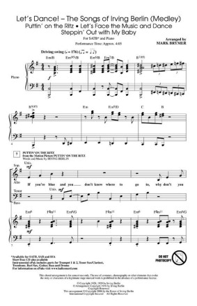 Irving Berlin, Let's Dance! - The Songs of Irving Berlin Medley Chor CD