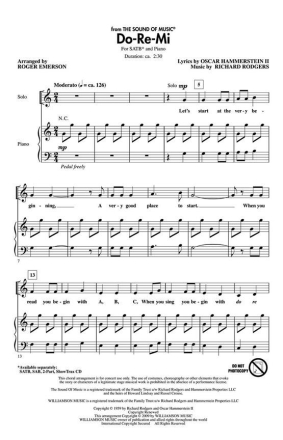 Oscar Hammerstein II_Richard Rodgers, Do-Re-Mi Chor CD