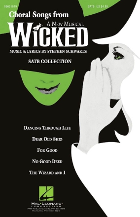 Stephen Schwartz, Choral Songs From Wicked SATB and Piano Chorpartitur