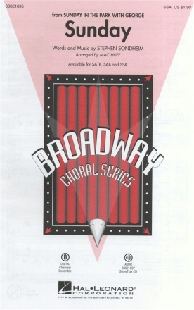 Stephen Sondheim, Sunday Vocal Chorpartitur