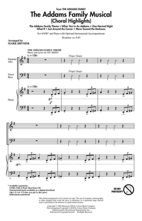 The Addams Family Musical Chor CD