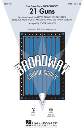 Billie Joe Armstrong_David Bowie_Frank Wright_John Phillips_Mike Pritc SATB Chorpartitur