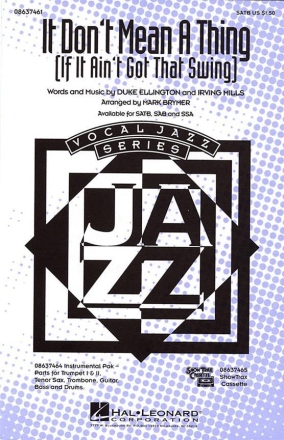 Duke Ellington_Irving Mills, It Don't Mean a Thing SATB Chorpartitur