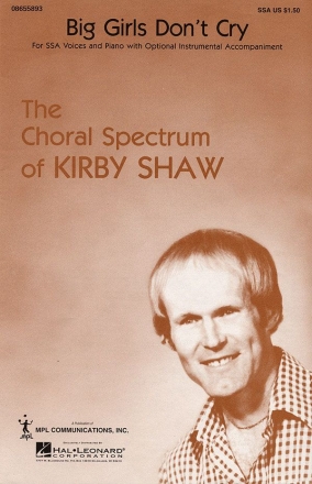 Bob Crewe, Big Girls Don't Cry SSA Chorpartitur