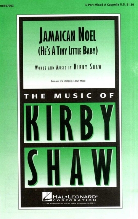 Kirby Shaw, Jamaican Noel 3-Part Choir Chorpartitur
