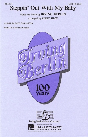 Irving Berlin, Steppin' Out with My Baby SATB Chorpartitur