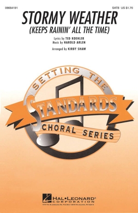 Harold Arlen_Ted Koehler, Stormy Weather SATB Chorpartitur