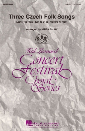 Three Czech Folk Songs (Collection) 2-Part Choir Chorpartitur
