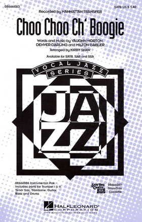 Denver Darling_Milton Gabler_Vaughn Horton, Choo Choo Ch'Boogie SATB Chorpartitur