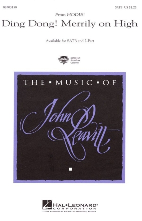 Ding Dong! Merrily on High SATB Chorpartitur