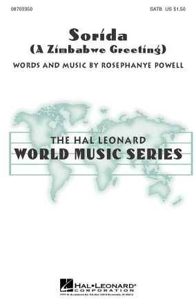 Rosephanye Powell, Sorida - A Zimbabwe Greeting SATB Chorpartitur