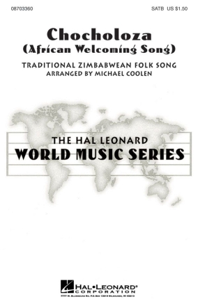 Chocholoza African Welcoming Song SATB Chorpartitur