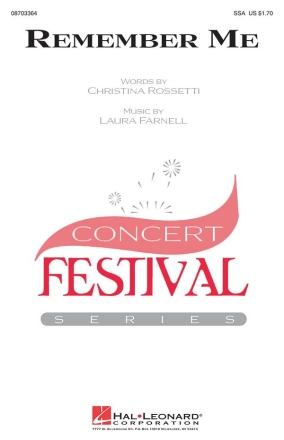 Laura Farnell, Remember me SSA Chorpartitur