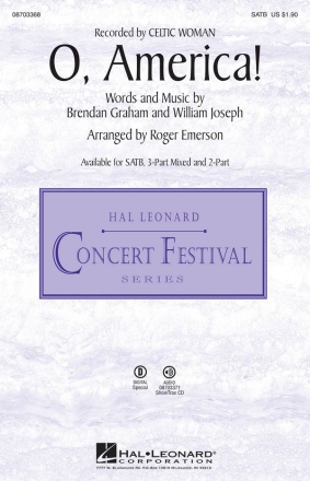 Brendan Graham, O, America! SATB Chorpartitur