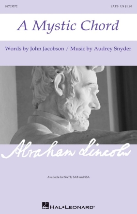 Audrey Snyder_John Jacobson, A Mystic Chord SATB Chorpartitur