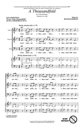 Roger Emerson, A Thousandfold Chor CD