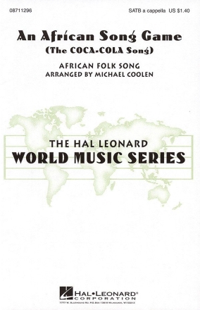 An African Song Game (The coca-cola song) SATB Chorpartitur