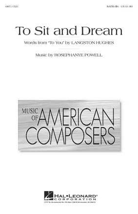 Rosephanye Powell, To Sit and Dream SATB Chorpartitur