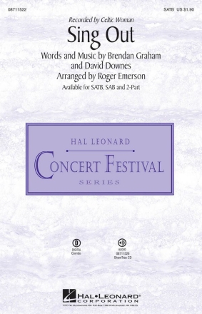Brendan Graham, Sing Out SATB Chorpartitur