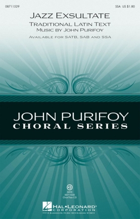 John Purifoy, Jazz Exsultate SSA Chorpartitur