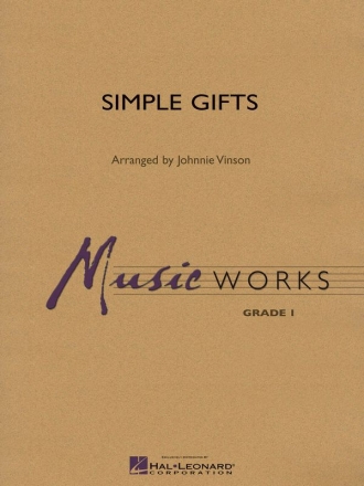 Simple Gifts Concert Band Partitur + Stimmen