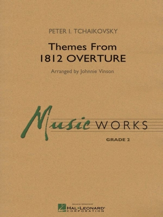 Pyotr Ilyich Tchaikovsky, Themes from 1812 Overture Concert Band Partitur + Stimmen