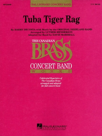 Tuba Tiger Rag Concert Band Partitur