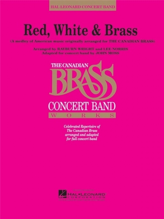 Red, White, & Brass Concert Band Partitur