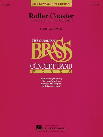 Johnny Cowell, Roller Coaster Concert Band Partitur + Stimmen