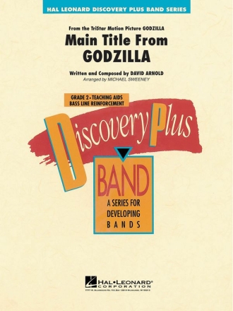 David Arnold, Main Title from Godzilla Concert Band Partitur + Stimmen