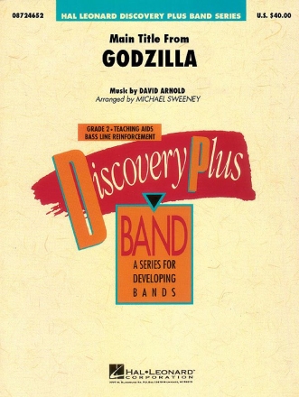 David Arnold, Main Title from Godzilla Concert Band Partitur
