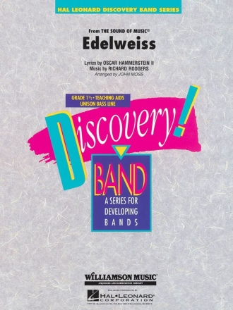 Oscar Hammerstein II_Richard Rodgers, Edelweiss Concert Band Partitur + Stimmen