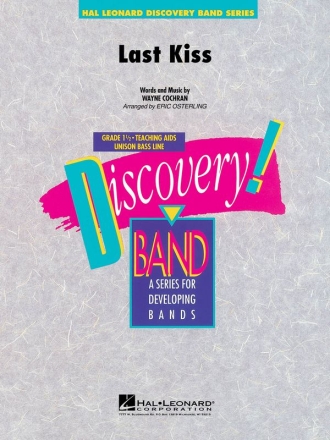 Wayne Cochran, Last Kiss Concert Band Partitur + Stimmen