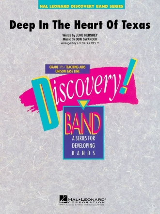 Don Swander_June Hershey, Deep in the Heart of Texas Concert Band Partitur + Stimmen