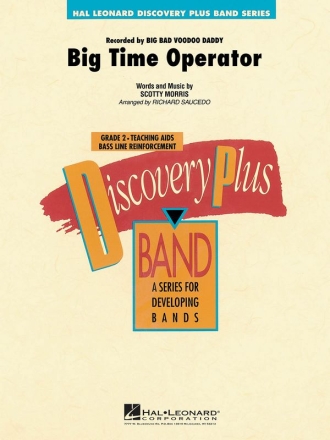 Scotty Morris, Big Time Operator Concert Band/Harmonie Partitur + Stimmen