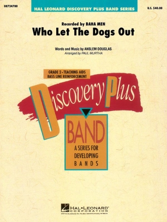 Anslem Douglas, Who Let the Dogs Out Concert Band Partitur