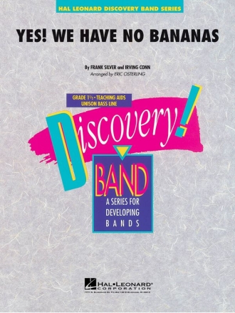 Yes! We Have No Bananas Concert Band Partitur + Stimmen