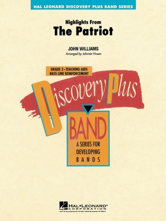 John Williams, Highlights From The Patriot Concert Band Partitur + Stimmen