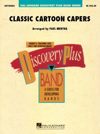 Classic Cartoon Capers Concert Band Partitur
