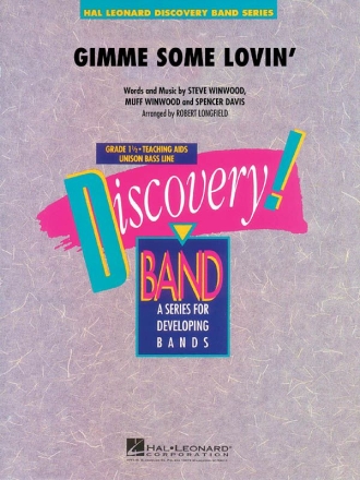 Muff Winwood_Spencer Davis_Steve Winwood, Gimme Some Lovin' Concert Band/Harmonie Partitur