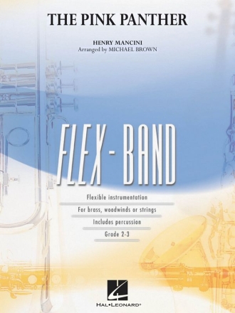 Henry Mancini, The Pink Panther 5-Part Flexible Band and Opt. Strings Partitur