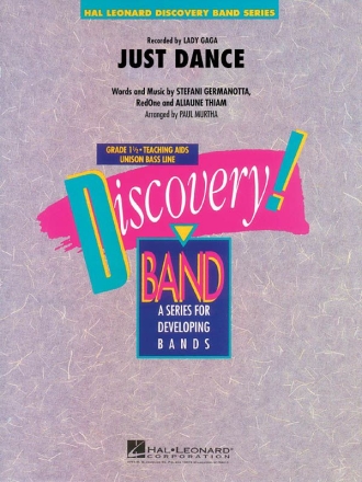 Just Dance for concert band/harmonie score and parts