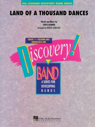 Chris Kenner, Land of a Thousand Dances Concert Band/Harmonie Partitur