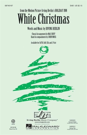 Irving Berlin, White Christmas SAB Chorpartitur
