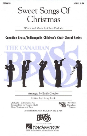 Christopher Dedrick, Sweet Songs of Christmas SATB Chorpartitur